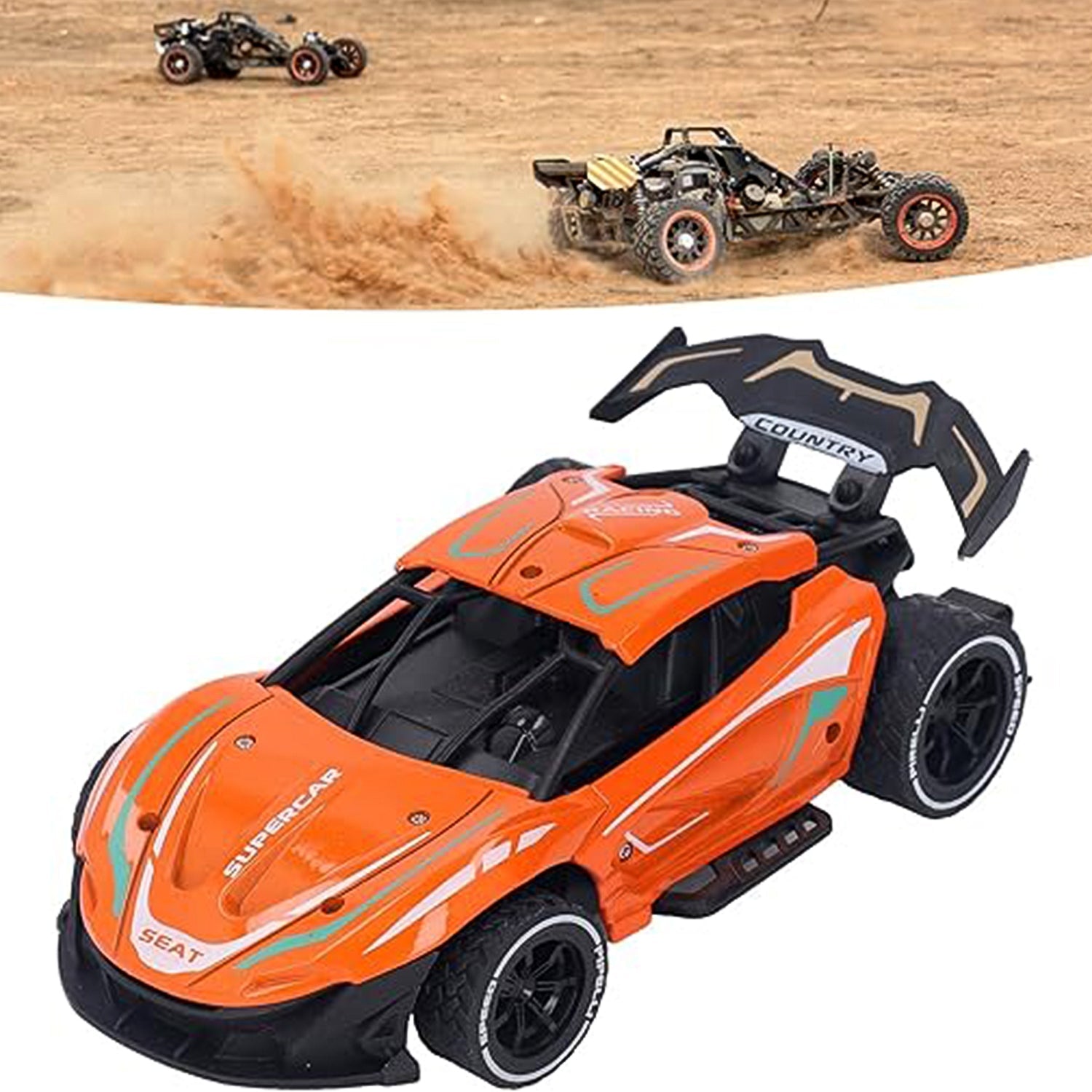 Electroplay Metal Body High-Speed RC Supercar with Remote Control Racing Car Electroplay Metal Body High-Speed RC Supercar with Remote Control Racing Car